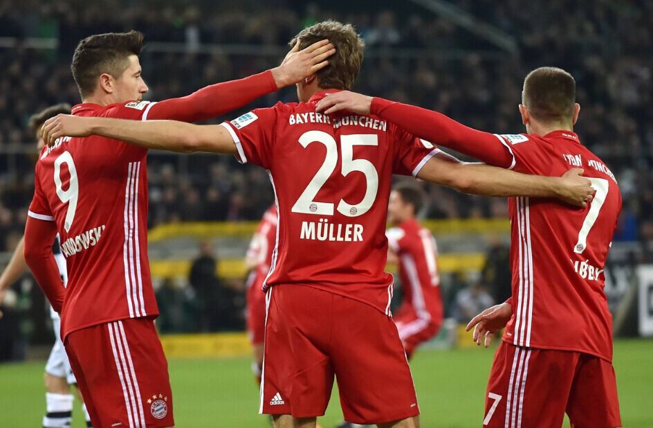 门兴胜过凯泽斯劳滕，晋级在望胜利一揽